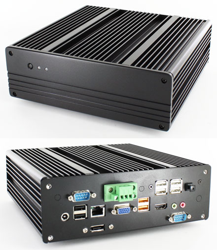 Blackpete-DN2800MT Barebone (mit Intel DN2800MT Half-Height ITX) *neu*