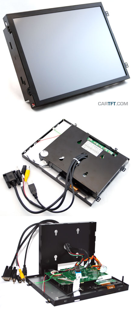 CTF1040<b>-ML</b> - VGA 10.4" TFT - Touchscreen USB - Video - <b>OPEN-FRAME (LED Backlight)</b>