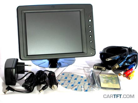 CTF846-<b>A</b> - VGA 8" TFT - Video - Audio [<b>LED-Backlight</b>] (ohne TS)