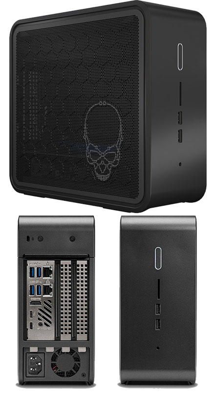 Intel NUC9i5QNX (Intel Core i5-9300H 4,50GHz, 1x HDMI, 2x Thunderbolt 3, 3x <b>M.2, PCIe</b>)